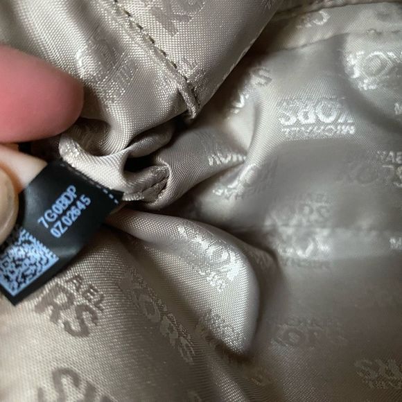 Michael Kors Travel Pouch Brown Gold Monogram Cosmetic Case - Picture 12 of 12